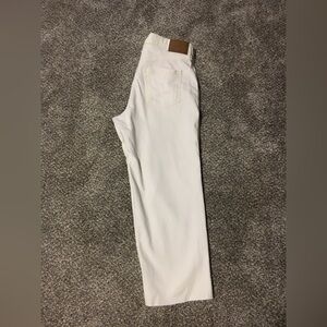 Eddie Bauer high-waisted crop jeans.